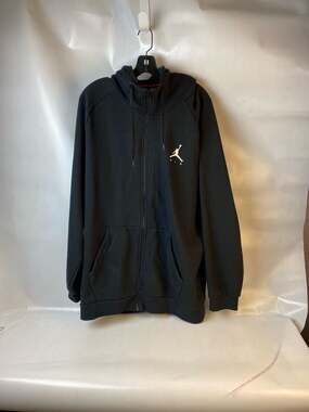 Jordan Jumpman Air Fleece Full-Zip Men's Performance Hoodie Black/White